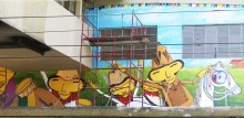 TRAIN STATION IPIRANGA, COLLABORATION OSGEMEOS, ISE AND NINA PANDOLFO – GRAFFITI PROJECT