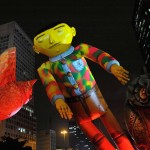 THE FOREIGNER, COLLABORATION OSGEMEOS AND PLASTICIENS VOLANTS